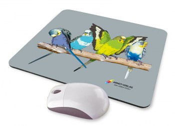 Werbung_Mousepad_Wellensittiche